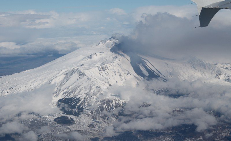 etna dall'aereo