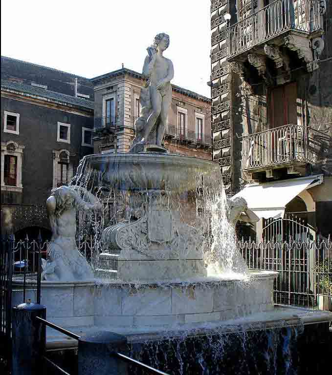 La Fontana dell'Amenano- detta l'acqua a linzolu