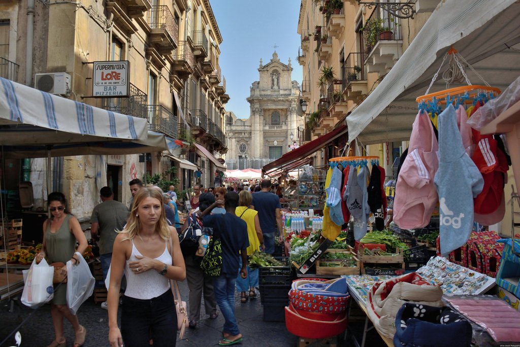 La Via Pacini a Catania