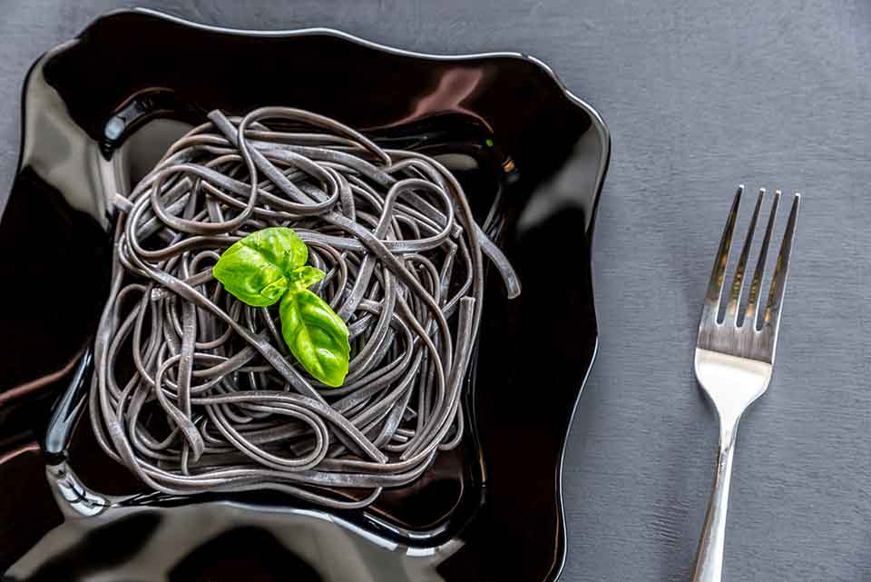 Linguine all'inchiostro