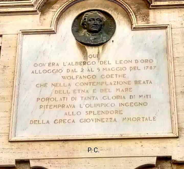 Goethe, Domenico Tempio e Ignazio Paternò Castello V