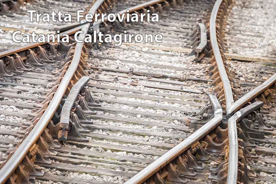 tratta ferroviaria Catania Caltagirone