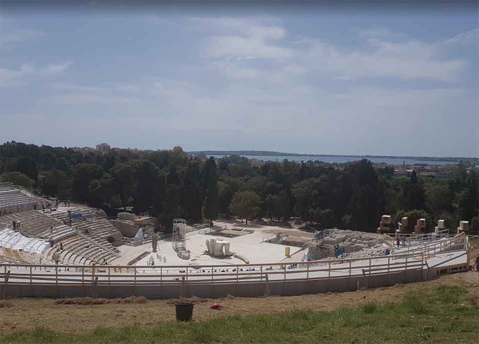 Teatro greco e Anfiteatro Romano