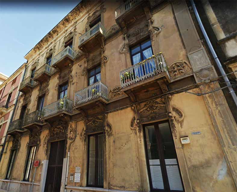 Il Palazzo Marano Giuffrida a Catania