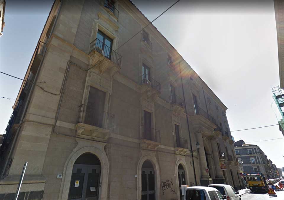 Il Palazzo Pedagaggi a Catania