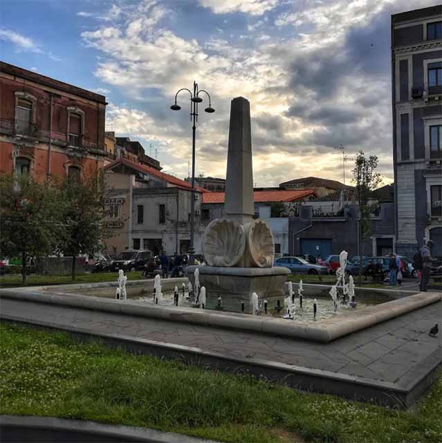 La Fontana delle Conchiglie a Catania