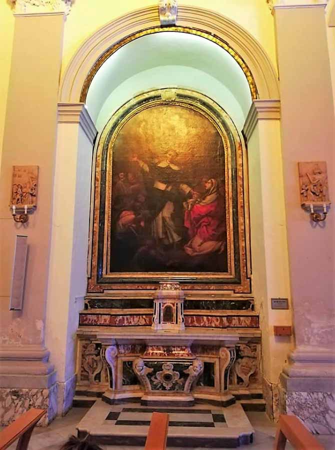 Chiesa San Domenico Catania altarino