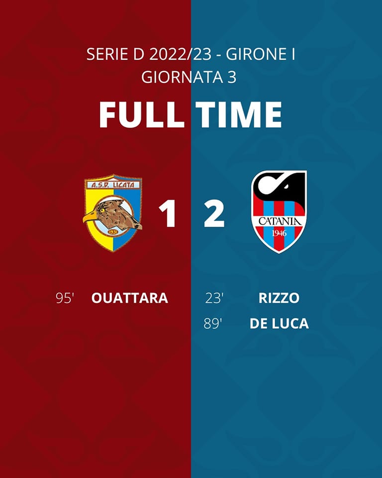 Licata Catania 1 2 full time