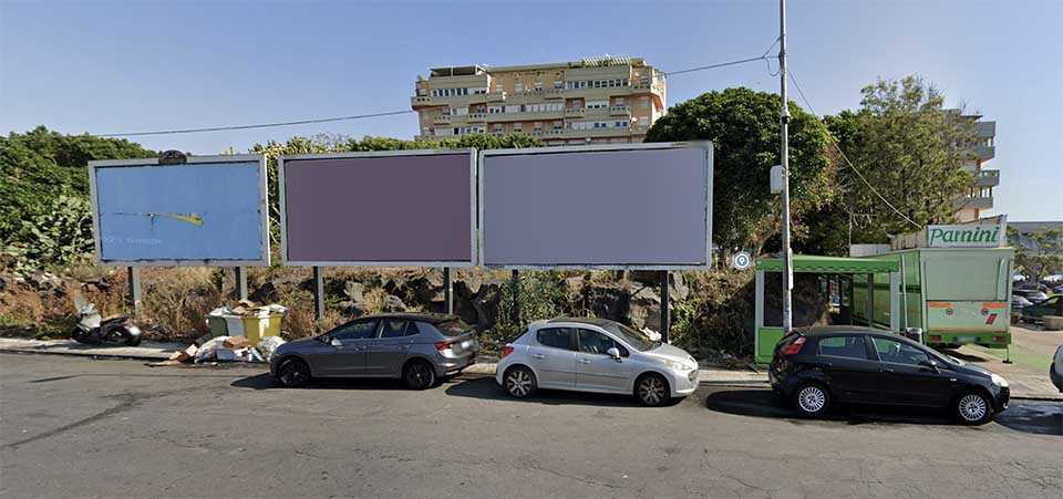 Cartelloni pubblicitari abusivi Catania