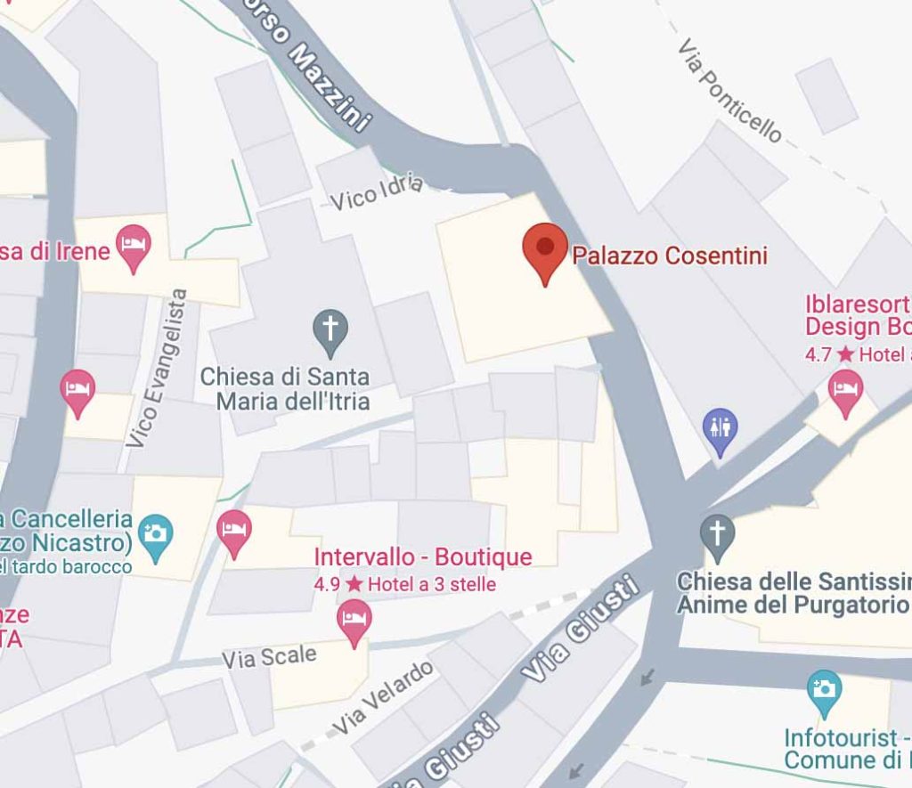 Palazzo Cosentini Mappa