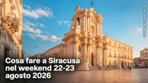 Cosa fare a Siracusa e provincia per il weekend del 22 e 23 Agosto 2026