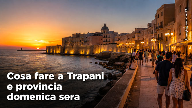Cosa fare a Trapani e provincia domenica sera 23 Agosto 2026