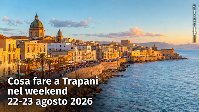Cosa fare a Trapani e provincia per il weekend del 22 e 23 Agosto 2026