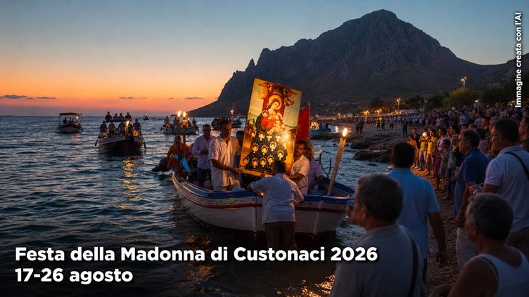Festa della Madonna di Custonaci 2026 programma e date