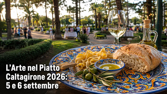 L’Arte nel Piatto Caltagirone 2026 5 e 6 settembre