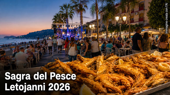 Sagra del Pesce Letojanni 2026 date, orari e programma