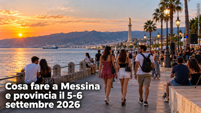 Cosa fare a Messina e provincia per il weekend del 5 e 6 Settembre 2026