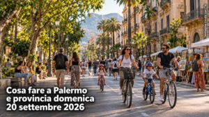 Cosa fare a Palermo e provincia domenica 20 Settembre 2026