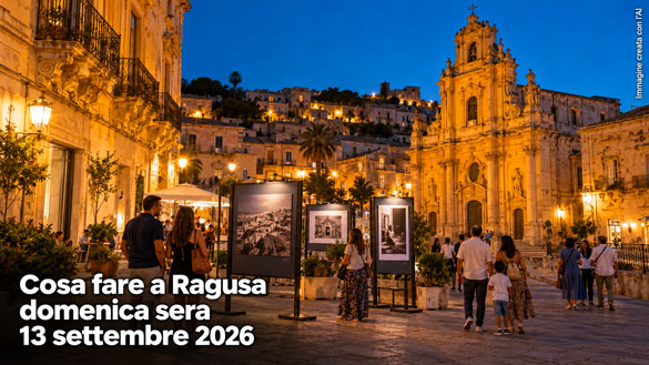 Cosa fare a Ragusa e provincia domenica sera 13 Settembre 2026