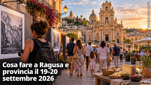 Cosa fare a Ragusa e provincia per il weekend del 19 e 20 Settembre 2026