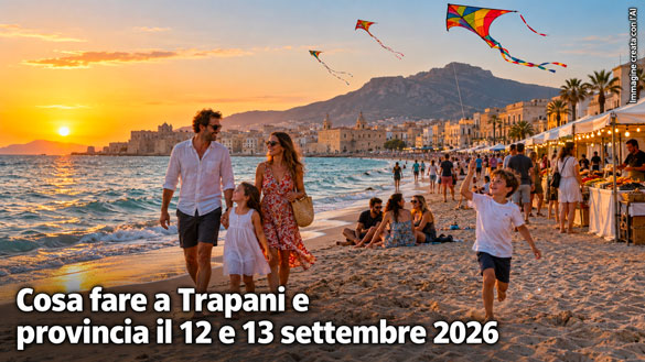 Cosa fare a Trapani e provincia per il weekend del 12 e 13 Settembre 2026