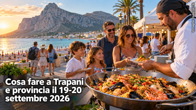 Cosa fare a Trapani e provincia per il weekend del 19 e 20 Settembre 2026