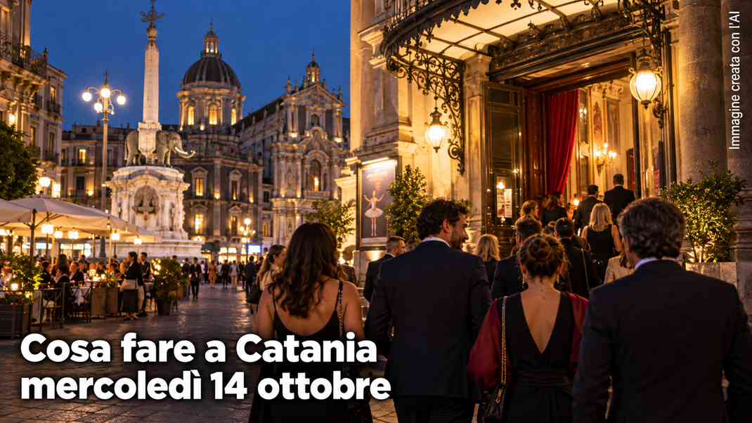 Cosa fare a Catania e provincia mercoledì 14 Ottobre 2026