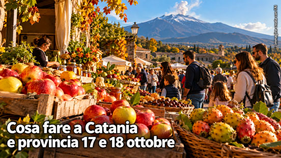Cosa fare a Catania e provincia nel weekend del 17 e 18 ottobre 2026
