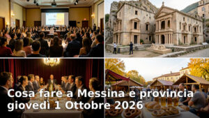 Cosa fare a Messina e provincia giovedì 1 ottobre 2026