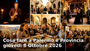 Cosa fare a Palermo e provincia giovedì 8 Ottobre 2026