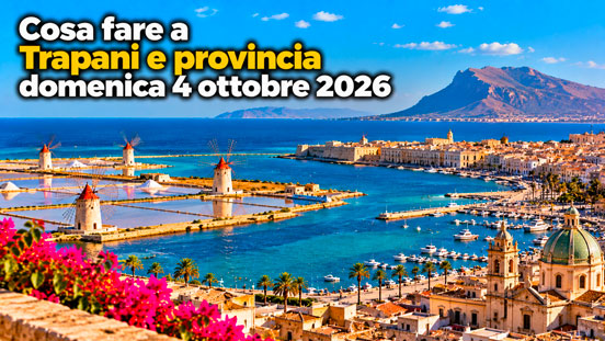 Cosa fare a Trapani e provincia domenica 04 Ottobre 2026