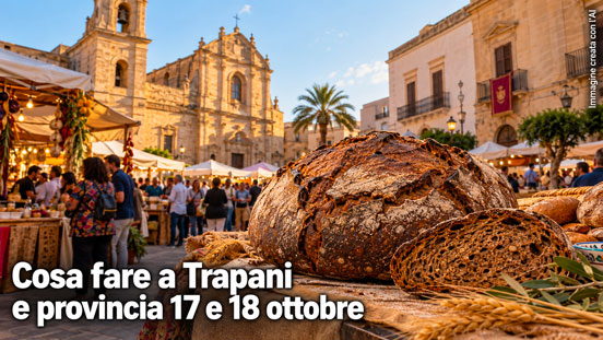 Cosa fare a Trapani e provincia nel weekend del 17 e 18 ottobre 2026