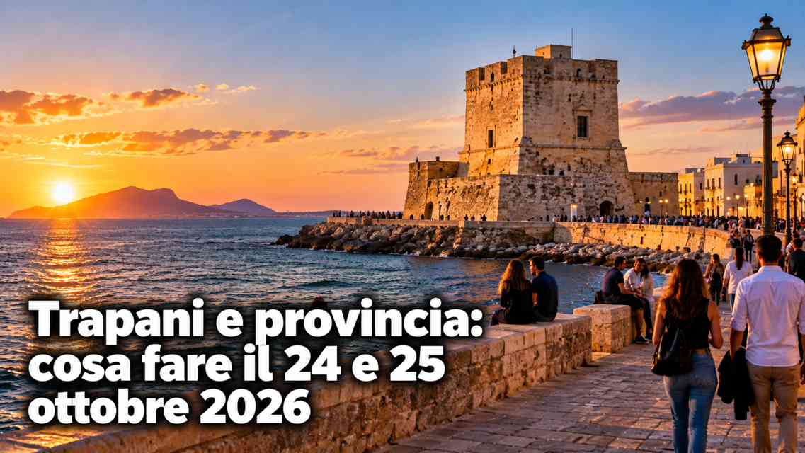 Cosa fare a Trapani e provincia nel weekend del 24 e 25 ottobre 2026