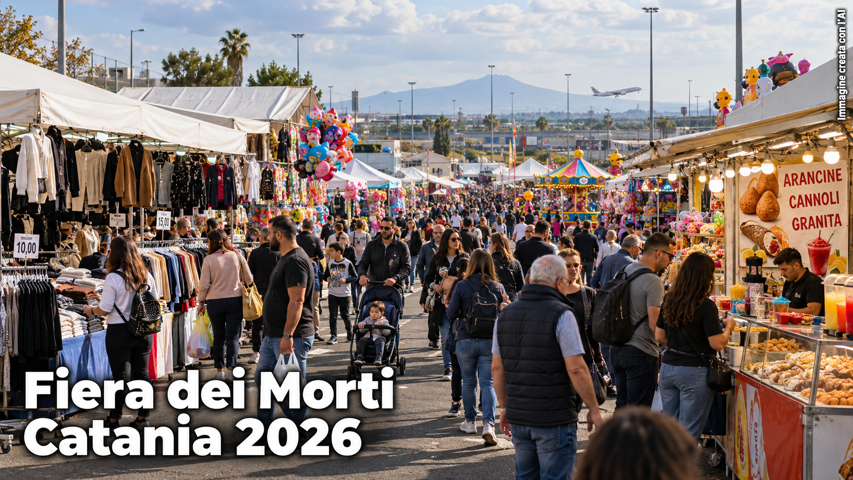 Fiera dei Morti Catania 2026 date, orari, parcheggi e come arrivare