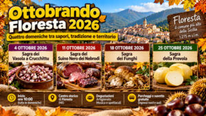 Ottobrando Floresta 2026 programma, date e orari