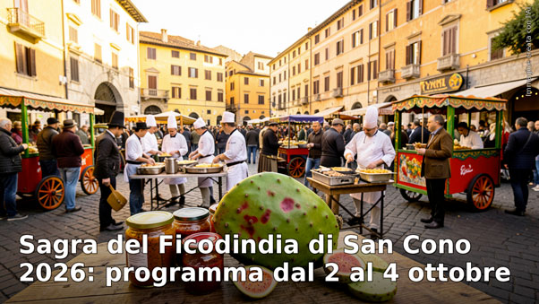 Sagra del Ficodindia di San Cono 2026: programma dal 2 al 4 ottobre
